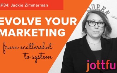 Evolve your marketing from scattershot to system | Jottful Podcast